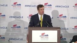 Manafort Talks Anti-Clinton Rhetoric, VP Speech News Clip