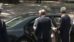 CLEAN : French President Francois Hollande arrives in Portugal News Clip