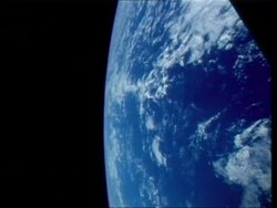 WA Earth view, STS 51-A, from space Stock Footage