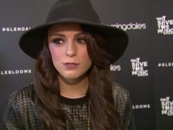 INTERVIEW - Cher Lloyd on being at Bloomingdale's at Bloomingdale's Celebrates Glendale Opening To Benefit VH1 Save The Music Foundation, 11/06/13 Stock Footage