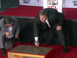 John Goodman at John Goodman Immortalized With Hand And Footprint Ceremony, 11/14/2013 Stock Footage