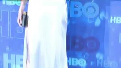 Francesca Eastwood and Clifton Collins Jr. at the HBO's Post Emmy Awards Reception - Arrivals Stock Footage