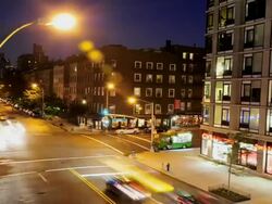 TIME LAPSE, Lower West Side, Manhattan, New York Stock Footage