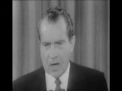 SYND 5-3-69 RICHARD NIXON GIVES A PRESS CONFERENCE ABOUT HIS RECENT VISIT TO EUROPE News Clip
