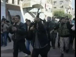 Olmert on Bush visit; security preps; funerals; protest; News Clip