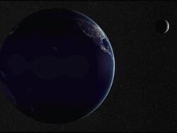 One night on the Earth 24 hours long, loopable. Stock Footage