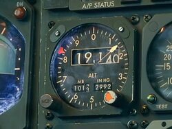 Monitor in the cockpit Stock Footage