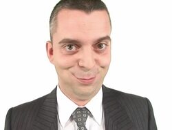 HD LOOP: Aroused Businessman Stock Footage