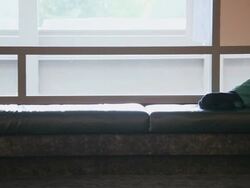 MS Young physician man exiting elevator / Seattle, Washington, USA Stock Footage