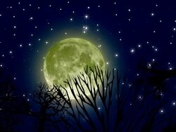 (HD720) Moon Rise Stock Footage