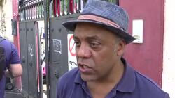 Migrants moved from train station to centre News Clip