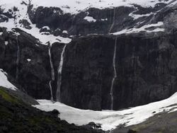 Icy Waterfalls Stock Footage