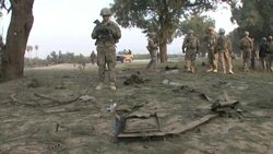 Afghan armoured vehicle set ablaze after hitting roadside bomb News Clip