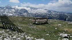 View Obertraun at Austrian Alps. Stock Footage