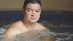 Men in Jacuzzi Stock Footage