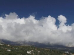 clouds and mountains (time lapse) Stock Footage