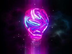 Creativity light bulb abstract Stock Footage