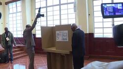 CELAN : Angola's President Dos Santos votes ends 38 year reign News Clip