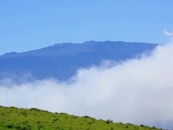 WS View of Mauna Kea with mountains in background / Mauna Kea, Hawaii, The Big Island, USA Stock Footage