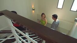 HD: Young couple inspecting an empty new house Stock Footage