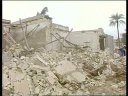 Iraq - Mortar attack hits hospital News Clip