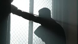 Punching bag workout Stock Footage