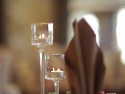 Decorated Wedding table - Stock Footage Stock Footage