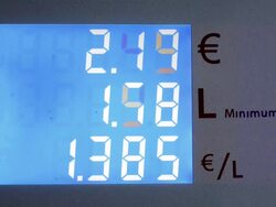 HD: Fuel Dispenser Measuring Filling Up Gas Stock Footage