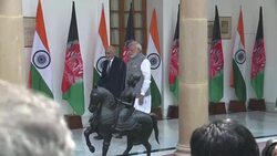 CLEAN : Afghan president Ghani meets India's Modi during visit News Clip