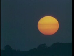 T/L  sunset Stock Footage