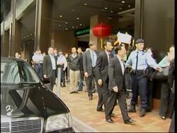 Chief Exec Donald Tsang submits elex nomination form News Clip