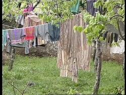 ALBANIA: KUKES: FAMILY TAKES IN 43 KOSOVAR REFUGEES News Clip