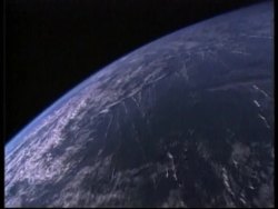 Space-Satellite comes dangerously close to shuttle News Clip