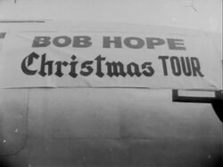1958 Bob Hope Christmas USO Tour Stock Footage