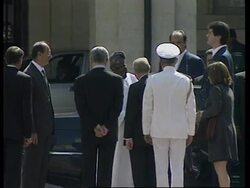 ITALY: NIGERIAN PRESIDENT OBASANJO VISIT News Clip