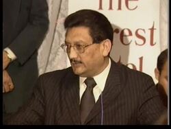 Musharraf's spokesman briefs journalists News Clip