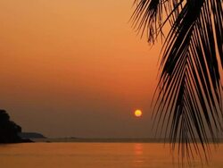 Sunrise / Sunset over sea Stock Footage