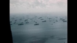 Tokyo Harbor USS Missouri Surrender Stock Footage