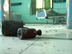 Empty Hospital Room And Shell On The Floor News Clip