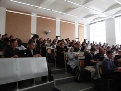 ATMOSPHERE - Pontifical Gregorian University on June 06, 2013 in Rome, Italy. (Footage by Giulio Origlia/Getty Images) Stock Footage