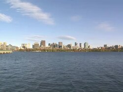 WS View of skyline of boston / Boston, Massachusetts,  Stock Footage