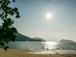 Sunset / Sunrise over sea Stock Footage