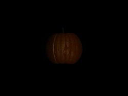 Pumpkin smile transition Stock Footage