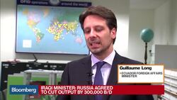 Ecuador Foreign Minister Long on OPEC Output Deal News Clip