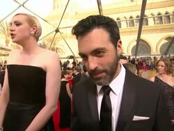 INTERVIEW - Reid Scott on what the show's nomination means at 20th Annual Screen Actors Guild Awards - Arrivals Stock Footage