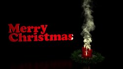 Christmas message Stock Footage