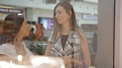 In a Shopping Mall Stock Footage