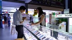 People in Shenzhen shopping for electronics News Clip