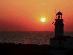 HD: The Lighthouse, Time Lapse Stock Footage