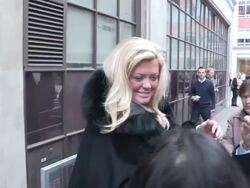 Gemma Collins leaving BBC Radio Two Stock Footage